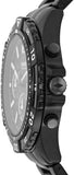 Fossil Garrett Chronograph Black Dial Black Steel Strap Watch for Men - FS5773 Authentic Buy Shop Now