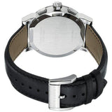 Burberry The City Chronograph White Dial Black Leather Strap Watch for Men - BU9355 Authentic Buy Shop Now