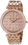 Michael Kors Darci Rose Gold Dial Steel Strap Watch for Women - MK3399 Authentic Buy Shop Now