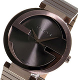 Gucci Interlocking XL Brown Dial Brown Steel Strap Watch For Men - YA133211 Authentic Buy Shop Now