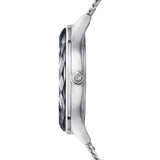 Swarovski Octea Nova Black Dial Silver Mesh Bracelet Watch for Women - 5430420 Authentic Buy Shop Now