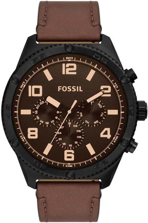 Fossil Brox Multifunction Brown Dial Brown Leather Strap Watch for Men - BQ2802 Authentic Buy Shop Now