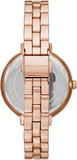Michael Kors Charley Three-Hand Analog Rose Gold Dial Rose Gold Steel Strap Watch for Women - MK4400 Authentic Buy Shop Now