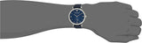 Emporio Armani Gianni T Bar Quartz Blue Dial Blue Leather Strap Watch For Men - AR11300 Authentic Buy Shop Now