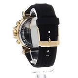 Michael Kors Dylan Chronograph Black Dial Black Rubber Strap Watch For Women - MK8556 Authentic Buy Shop Now
