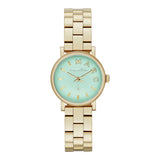 Marc Jacobs Baker Mint Green Dial Gold Steel Strap Watch for Women - MBM3284 Authentic Buy Shop Now