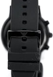 Emporio Armani Chronograph Quartz Silver Dial Black Rubber Strap Watch For Men - AR11048 Authentic Buy Shop Now