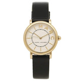 Marc Jacobs Roxy White Dial Black Leather Strap Watch for Women - MJ1537 Authentic Buy Shop Now