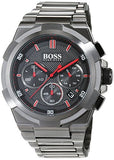 Hugo Boss Supernova Grey Dial Grey Steel Strap Watch for Men - 1513361 Authentic Buy Shop Now