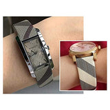 Burberry The Pioneer Grey Dial Leather Strap Watch for Women - BU9504 Authentic Buy Shop Now