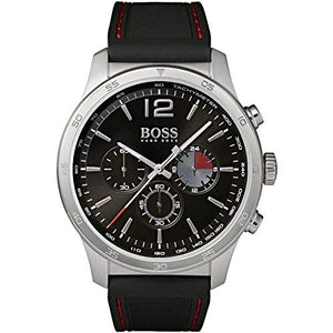 Hugo Boss Professional Black Dial Black Silicone Strap Watch for Men - 1513525 Authentic Buy Shop Now