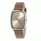 Emporio Armani Epsilon Quartz Brown Dial Brown Leather Strap Watch For Men - AR2489 Authentic Buy Shop Now