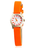Marc Jacobs Henry Dinky White Dial Orange Leather Strap Watch for Women - MBM1236 Authentic Buy Shop Now