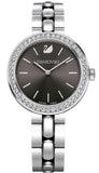 Swarovski Daytime Rhinestone Grey Dial Silver Steel Strap Watch for Women - 5213681 Authentic Buy Shop Now