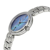 Tissot T Lady Flamingo Mother of Pearl Blue Dial Silver Steel Strap Watch For Women - T094.210.11.121.00 Authentic Buy Shop Now