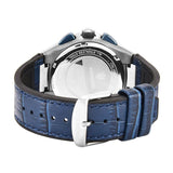 Maserati Triconic Chronograph White Dial Blue Leather Strap Watch For Men - R8871639001 Authentic Buy Shop Now