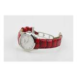 Tissot Couturier White Dial Red Leather Watch For Women - T035.210.16.011.01 Authentic Buy Shop Now