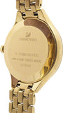 Swarovski Lovely Crystals White Dial Gold Steel Strap Watch for Women - 5242895 Authentic Buy Shop Now