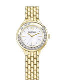 Swarovski Lovely Crystals White Dial Gold Steel Strap Watch for Women - 5242895 Authentic Buy Shop Now