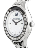 Swarovski Lovely Crystals Mini White Dial Silver Steel Strap Watch for Women - 5242901 Authentic Buy Shop Now