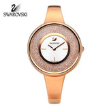 Swarovski Crystalline Bracelet White Dial Rose Gold Steel Strap Watch for Women - 5269250 Authentic Buy Shop Now