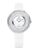 Swarovski Crystalline Pure White Dial White Leather Strap Watch for Women - 5275046 Authentic Buy Shop Now