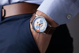 Breitling Top Time Deus Limited Edition White Dial Brown Leather Strap Watch for Men - A233112A1A1X1 Authentic Buy Shop Now