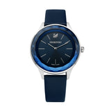 Swarovski Octea Nova Blue Dial Blue Leather Strap Watch for Women - 5295349 Authentic Buy Shop Now