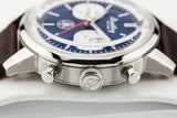 Breitling Top Time B01 Shelby Cobra Blue Dial Brown Leather Strap Watch for Men - AB01763A1C1X1 Authentic Buy Shop Now