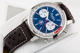 Breitling Top Time B01 Shelby Cobra Blue Dial Brown Leather Strap Watch for Men - AB01763A1C1X1 Authentic Buy Shop Now
