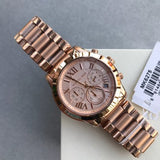 Michael Kors Cooper Rose Gold Rose Gold Steel Strap Watch for Women - MK6275 Authentic Buy Shop Now