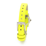 Marc Jacobs Henry White Dial Neon Yellow Rubber Strap Watch for Women - MBM1235 Authentic Buy Shop Now