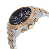 Michael Kors Bradshaw Blue Dial Two Tone Steel Strap Watch for Women - MK5606 Authentic Buy Shop Now