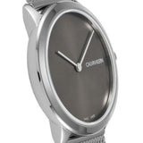 Calvin Klein Minimal Grey Dial Silver Mesh Bracelet Watch for Women - K3M221Y3 Authentic Buy Shop Now
