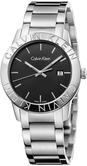 Calvin Klein City Black Dial Silver Steel Strap Watch for Men - K7Q21141 Authentic Buy Shop Now