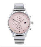 Tommy Hilfiger Blake Pink Dial Silver Steel Strap Watch for Women - 1781904 Authentic Buy Shop Now