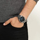 Fossil Machine Chronograph Brown Dial Grey Steel Strap Watch for Men - FS4931 Authentic Buy Shop Now