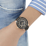 Swarovski Octea Lux Blue Dial Blue Leather Strap Watch for Women - 5414413 Authentic Buy Shop Now