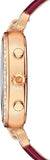 Swarovski Era Journey Red Dial Red Leather Strap Watch for Women - 5416701 Authentic Buy Shop Now