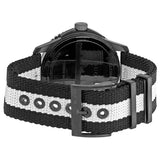 Gucci G Timeless XL White Dial Two Tone NATO Strap Watch For Men - YA126243 Authentic Buy Shop Now