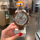 Fossil Bannon Multifunction Brown Dial Two Tone Steel Strap Watch for Men - BQ2502 Authentic Buy Shop Now