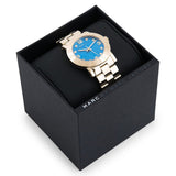 Marc Jacobs Amy Blue Dial Gold Steel Strap Watch for Women - MBM3303 Authentic Buy Shop Now