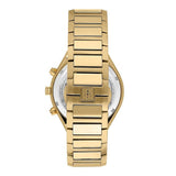 Maserati Stile 45mm Chronograph Black Dial Gold Steel Strap Watch For Men - R8873642001 Authentic Buy Shop Now