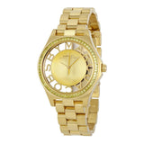 Marc Jacobs Henry Transparent Gold Dial Gold Steel Strap Watch for Women - MBM3338 Authentic Buy Shop Now
