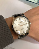 Longines Record Automatic Stainless Steel 40mm Watch for Men - L2.821.4.76.2 Authentic Buy Shop Now