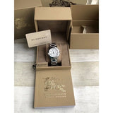 Burberry City Chronograph White Dial Silver Steel Strap Watch For Women - BU9700 Authentic Buy Shop Now