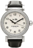 Coach Madison White Dial Black Leather Strap Watch for Women - 14502399 Authentic Buy Shop Now