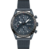 Hugo Boss Pilot Edition Blue Dial Blue Mesh Bracelet Watch for Men - 1513887 Authentic Buy Shop Now