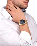 Maserati SFIDA Analog Blue Dial Gold Stainless Steel Watch For Men - R8873640008 Authentic Buy Shop Now