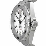 Tag Heuer Formula 1 Calibre 5 Automatic White Dial Silver Steel Strap Watch for Men - WAZ2114.BA0875 Authentic Buy Shop Now